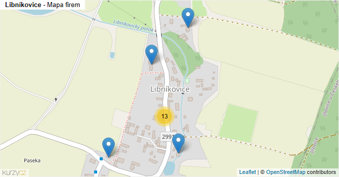 Libníkovice - mapa firem