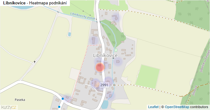 Libníkovice - mapa podnikání