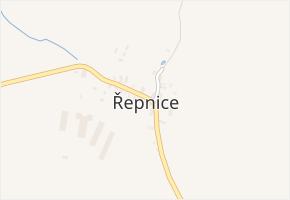 Řepnice v obci Libochovany - mapa části obce