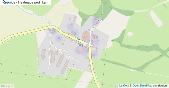 Řepnice - mapa podnikání