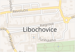 Josefa Kopty v obci Libochovice - mapa ulice