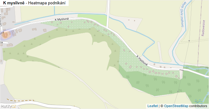 K myslivně - mapa podnikání