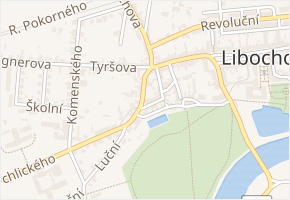 Koželužská v obci Libochovice - mapa ulice