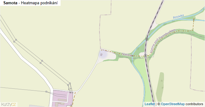 Samota - mapa podnikání