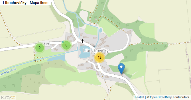 Libochovičky - mapa firem