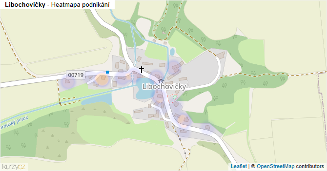 Libochovičky - mapa podnikání
