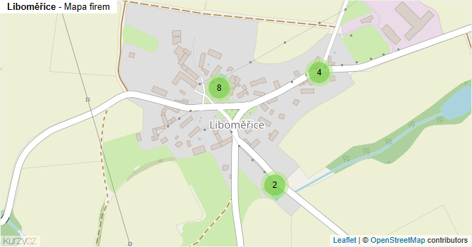 Liboměřice - mapa firem