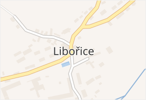 Libořice v obci Libořice - mapa části obce