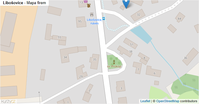 Libošovice - mapa firem