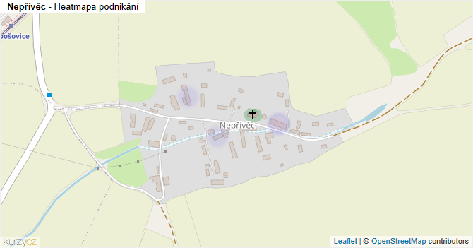 Nepřívěc - mapa podnikání