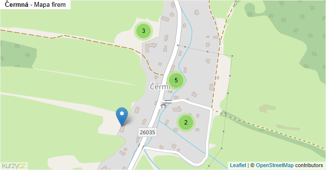 Čermná - mapa firem