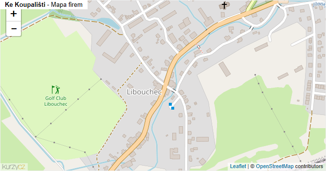 Ke Koupališti - mapa firem