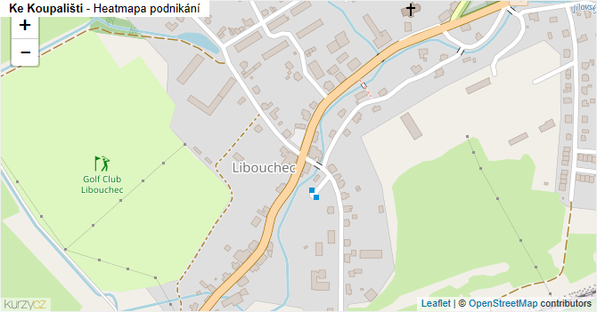 Ke Koupališti - mapa podnikání