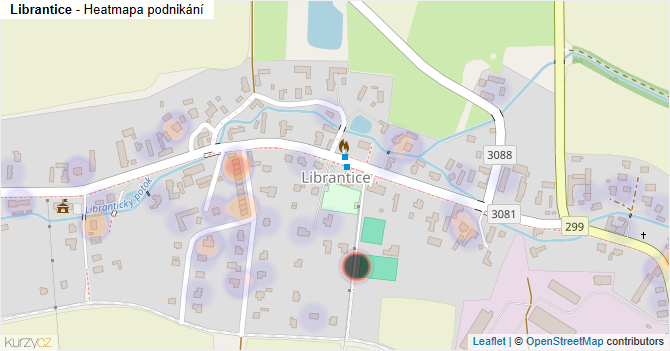 Librantice - mapa podnikání