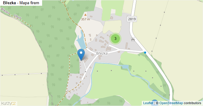 Březka - mapa firem
