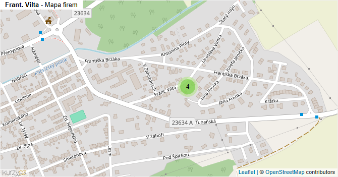Frant. Vilta - mapa firem