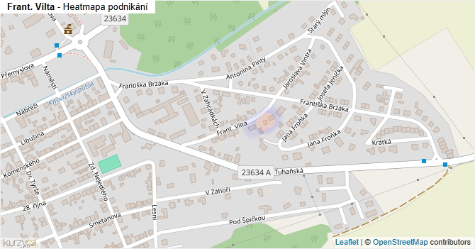 Frant. Vilta - mapa podnikání