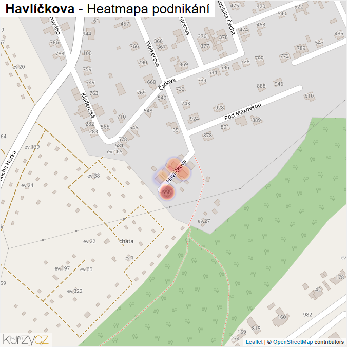 Mapa Havlíčkova - Firmy v ulici.