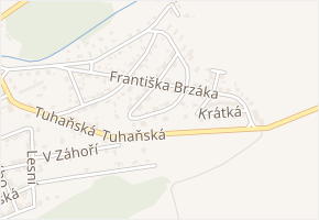 Jana Froňka v obci Libušín - mapa ulice