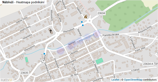 Nábřeží - mapa podnikání