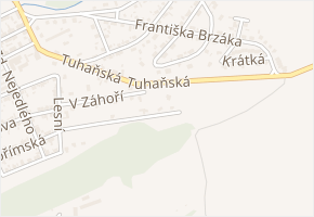 Pod Špičkou v obci Libušín - mapa ulice