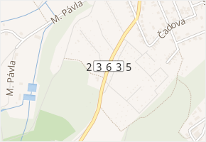 Suchá Horka v obci Libušín - mapa ulice