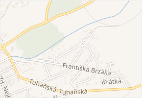ulice A. Pinty v obci Libušín - mapa ulice