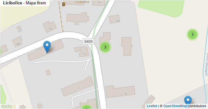 Licibořice - mapa firem