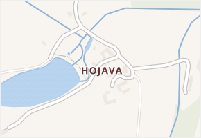 Hojava v obci Lidmaň - mapa části obce