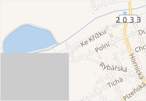 Ke Křížku v obci Líně - mapa ulice