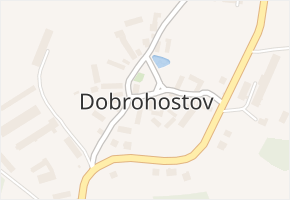 Dobrohostov v obci Lípa - mapa části obce