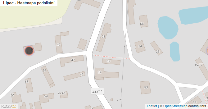 Lipec - mapa podnikání