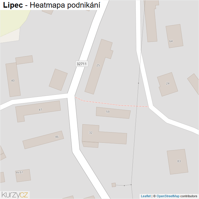 Mapa Lipec - Firmy v obci.