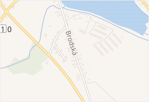 Brodská v obci Lipnice nad Sázavou - mapa ulice