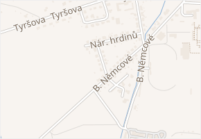 A. Dvořáka v obci Lipník nad Bečvou - mapa ulice