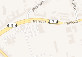 Hranická v obci Lipník nad Bečvou - mapa ulice