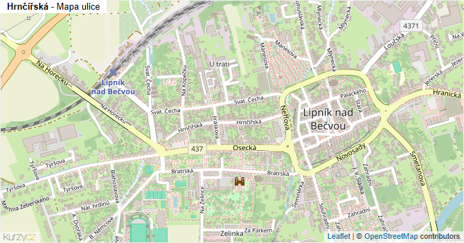 Hrnčířská - mapa ulice
