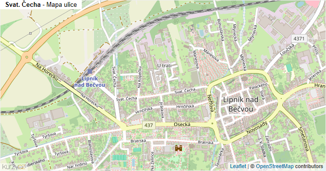 Svat. Čecha - mapa ulice