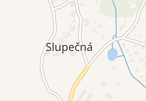 Slupečná v obci Lipno nad Vltavou - mapa části obce