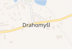 Drahomyšl v obci Lipno - mapa části obce