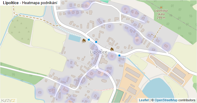 Lipoltice - mapa podnikání