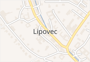 Lipovec v obci Lipovec - mapa části obce