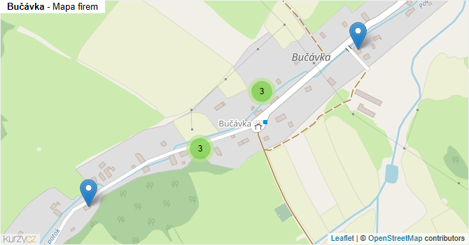 Bučávka - mapa firem