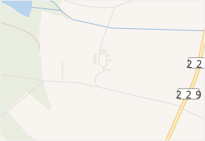Ovčín v obci Lišany - mapa ulice