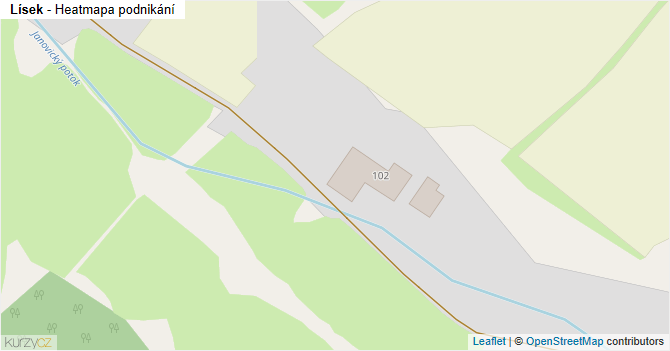 Lísek - mapa podnikání