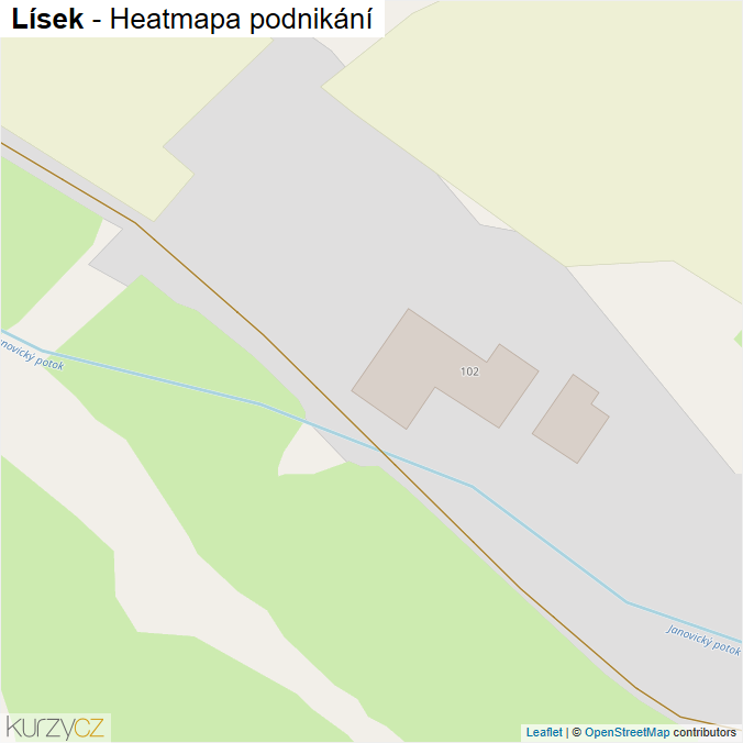 Mapa Lísek - Firmy v obci.