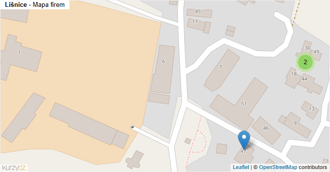 Lišnice - mapa firem