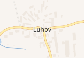 Luhov v obci Líšťany - mapa části obce