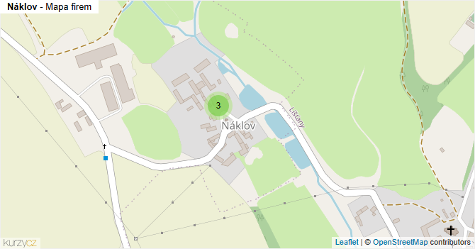Náklov - mapa firem