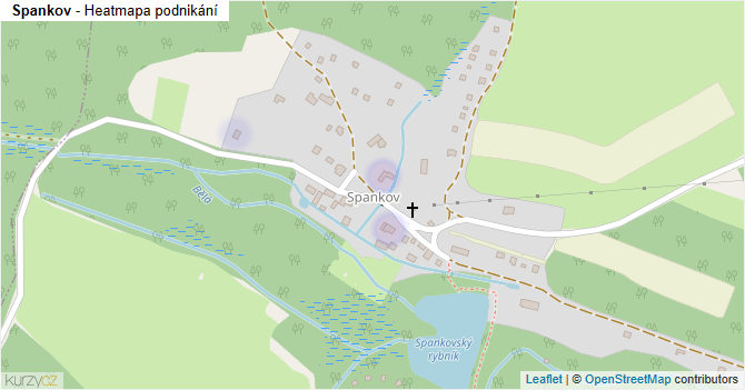 Spankov - mapa podnikání
